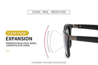 Polarized Sunglasses Men Women Classic Square Plastic Driving Sun Glasses Fashion Black Shades UV400 The Clothing Company Sydney