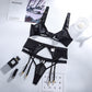 Lace Hollow Out 3 Piece Set Wireless Underwear Sensual Lingerie Set The Clothing Company Sydney