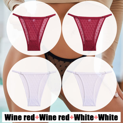 4 Pack Lace Panties Underwear Mesh Transparent Lingerie Soft Intimate Underpants Plus Size Underwear The Clothing Company Sydney
