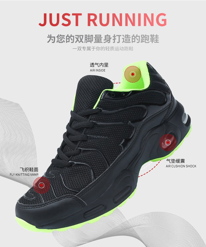 Men's Running Shoes Men Cushion Athletic Training Shoes High-quality Comfortable Breathable Sport Sneakers The Clothing Company Sydney