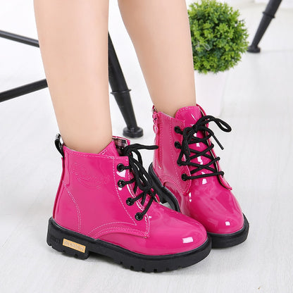 Children Shoes Snow Boots for Kids Boys Girls PU Leather Winter Shoes The Clothing Company Sydney