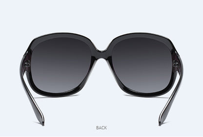 Design Elegant Polarized Oversized Round Sunglasses Women Simple Fashion Big Plastic Ladies Sun Glasses UV400 The Clothing Company Sydney