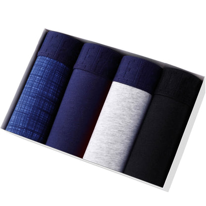 4 Pack Set Men's Boxer Shorts Soft Boxers Panties Underpants Male Cotton Trunks Underwear Boxershorts The Clothing Company Sydney