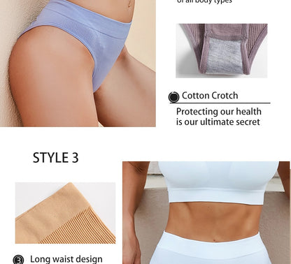 2 Pack Seamless Women Thong Panty Bikini G String Underpants Pantys Comfort Cotton Mix Crotch Underwear Brief Comfort Lingerie The Clothing Company Sydney