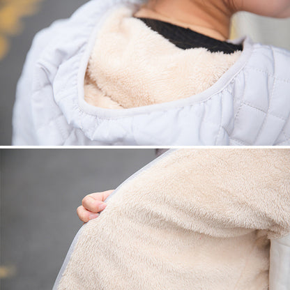 Women's Hooded Jacket Casual Basic Warm Velvet Lamb Parka Coat  Autumn Winter New Solid Light Soft Outerwear The Clothing Company Sydney