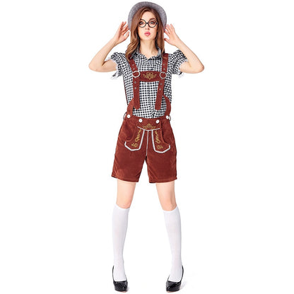 Ladies Okotberfest Costume Lederhosen Suspender Germany Bavaria Traditional Festival Beer Party Fantasy Fancy Dress The Clothing Company Sydney