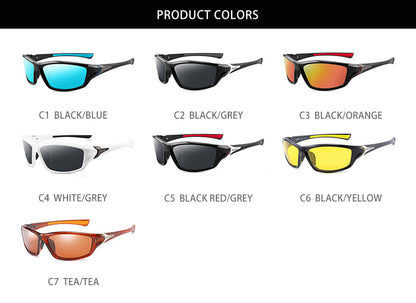 Sports Polarized Sunglasses For Men and Women Fashion Plastic Outdoor Sun Glasses Black Shades Goggle UV400 The Clothing Company Sydney