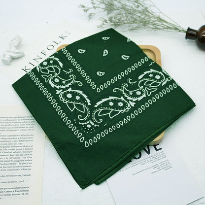 Unisex Bandana Kerchief Hip Hop Black Hair Band Neck Scarf Sports Headwear Wrist Wraps Head Square Scarves Print Handkerchief The Clothing Company Sydney