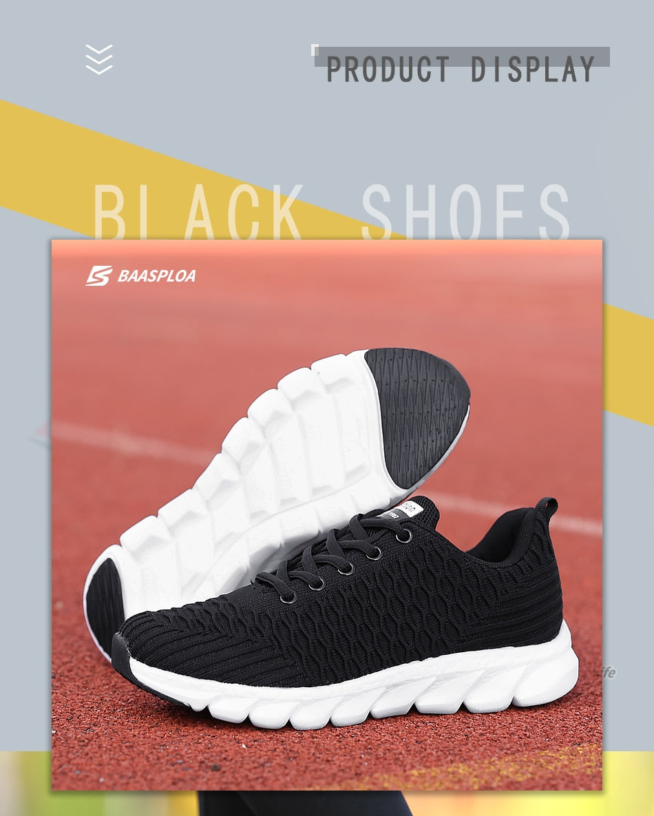 Women's Sneaker Fitness Shoes Lace up Non-Slip Soft Tennis Shoes Lace-up Lightweight Jogging Walking Breathable Sneakers The Clothing Company Sydney