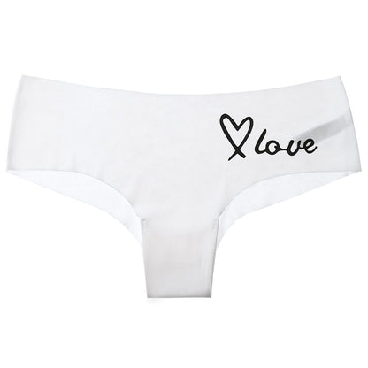 Women's Seamless Panties Underwear Comfort Heart Intimates Low-Rise G String Briefs 7 Colours Lingerie The Clothing Company Sydney
