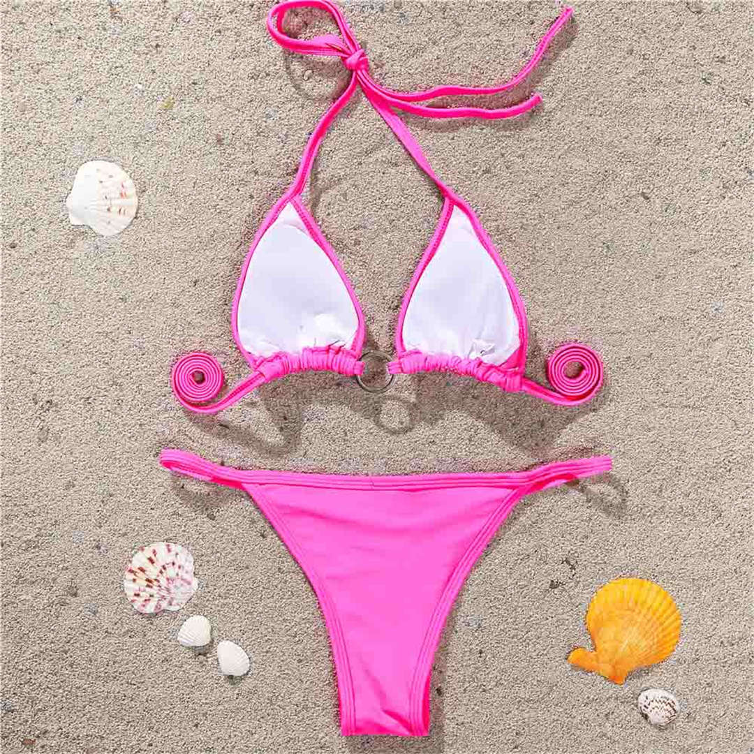 Bling Rhinestone Mini Bikini Swimsuit Women Swimwear Two piece Bikini set Bather Bathing Suit The Clothing Company Sydney