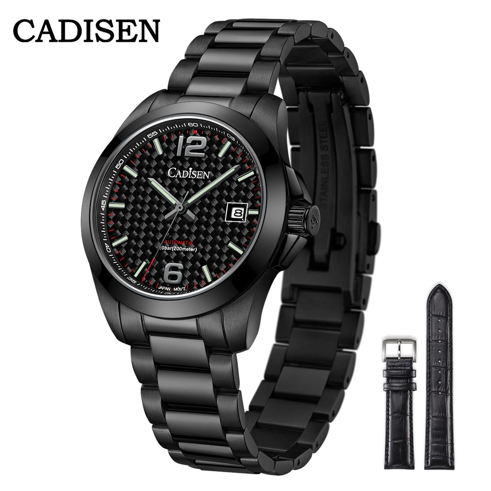Cadisen New 39mm Men's Automatic Mechanical Watch Classic Retro 200m Waterproof Business Sports MIYOTA 8215 Watches The Clothing Company Sydney