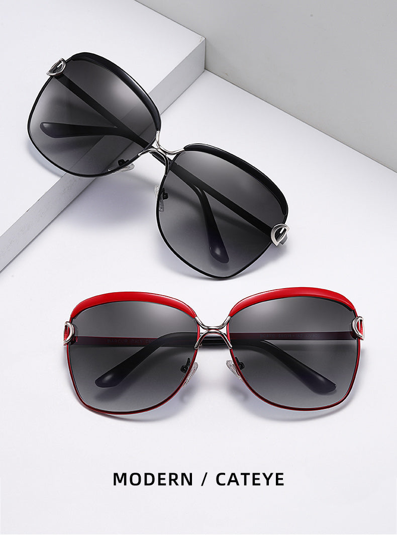 Polarized Ladies Sunglasses Gradient Lens Round Sun Glasses Square Luxury Brand Oculos Eyewear The Clothing Company Sydney