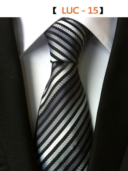 8cm Men's Tie Silk Plaids Floral Luxury Necktie Striped Ties For Men Business Formal Wedding Accessories Tie The Clothing Company Sydney