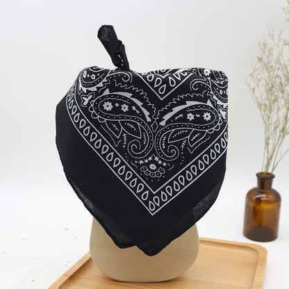 Unisex Bandana Kerchief Hip Hop Black Hair Band Neck Scarf Sports Headwear Wrist Wraps Head Square Scarves Print Handkerchief The Clothing Company Sydney