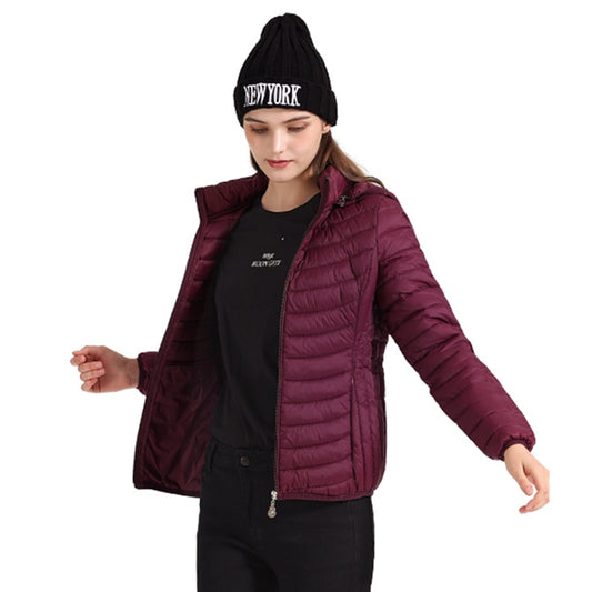 Ladies Padded Puffer Jacket Coat Ultralight Outdoor Clothes Outwear Slim Short Parka Portable Store In Bag The Clothing Company Sydney