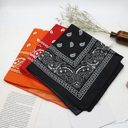Unisex Bandana Kerchief Hip Hop Black Hair Band Neck Scarf Sports Headwear Wrist Wraps Head Square Scarves Print Handkerchief The Clothing Company Sydney