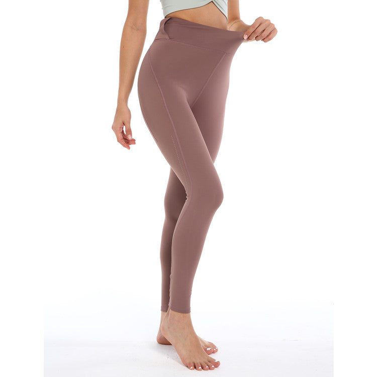 High Elastic Band High Waist Yoga Leggings Fitness Tights Trousers Trousers Cycling Reflective Sports Running Pants The Clothing Company Sydney