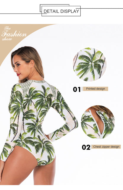 Rashguard One Piece Swimsuit Swimwear Women Long Sleeve Swimwear Monokini Swimsuit Bodysuit Bathing Suit Surfing Jumpsuit The Clothing Company Sydney