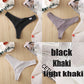 3 Pack 8 Colors Thong G-String Cotton Mix Thongs Panties V Waist Underpants Pantys Lingerie The Clothing Company Sydney