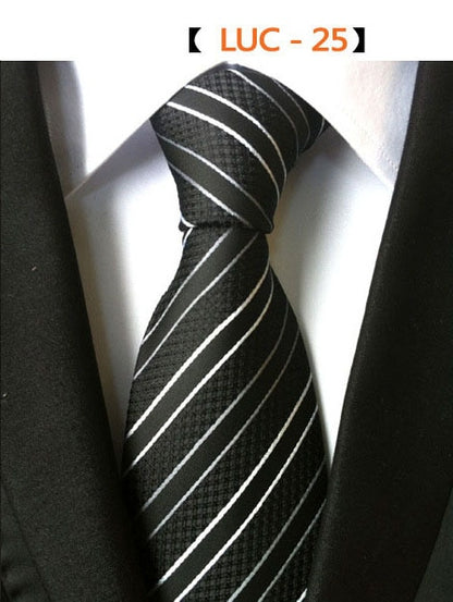 8cm Men's Tie Silk Plaids Floral Luxury Necktie Striped Ties For Men Business Formal Wedding Accessories Tie The Clothing Company Sydney