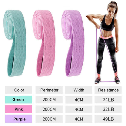 Durable Circle Band Yoga Anti-slip Gym Fitness Rubber Band Exercise Braided Elastic Band Hip Lifting Resistance Band The Clothing Company Sydney