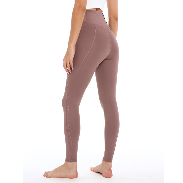 High Elastic Band High Waist Yoga Leggings Fitness Tights Trousers Trousers Cycling Reflective Sports Running Pants The Clothing Company Sydney