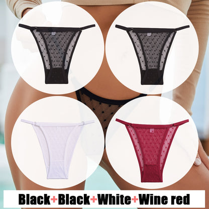 4 Pack Lace Panties Underwear Mesh Transparent Lingerie Soft Intimate Underpants Plus Size Underwear The Clothing Company Sydney