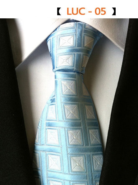 8cm Men's Tie Silk Plaids Floral Luxury Necktie Striped Ties For Men Business Formal Wedding Accessories Tie The Clothing Company Sydney
