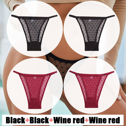 4 Pack Lace Panties Underwear Mesh Transparent Lingerie Soft Intimate Underpants Plus Size Underwear The Clothing Company Sydney