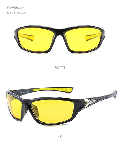 Sports Polarized Sunglasses For Men and Women Fashion Plastic Outdoor Sun Glasses Black Shades Goggle UV400 The Clothing Company Sydney