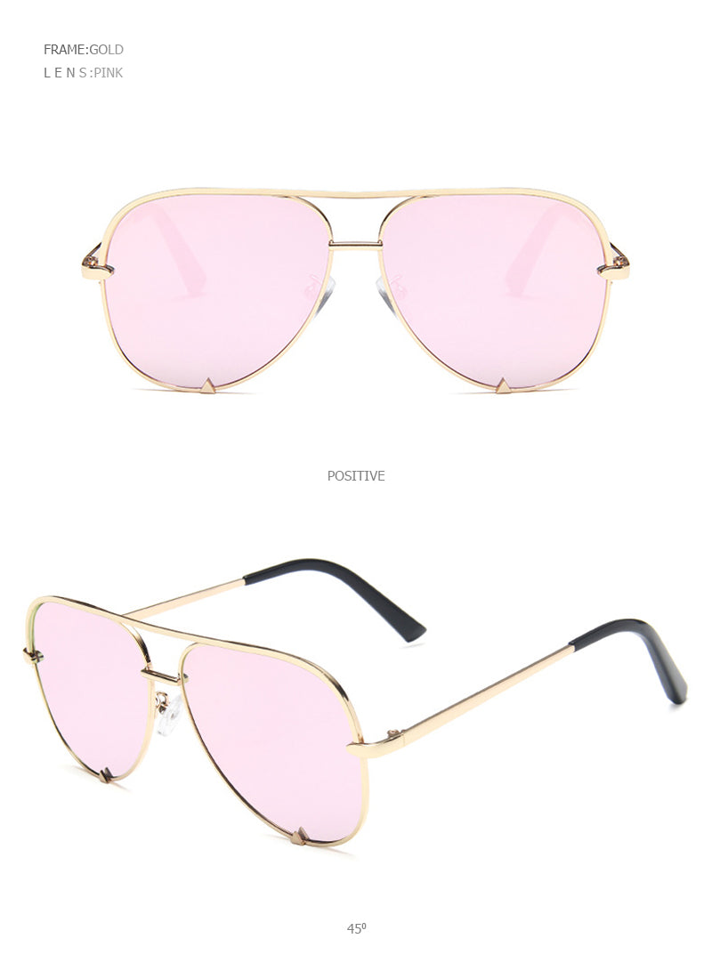 Classic Metal Aviation Sunglasses Women Fashion Alloy Pilot Sun Glasses Men Gradient Lens Driving Shades Ladies UV400 The Clothing Company Sydney