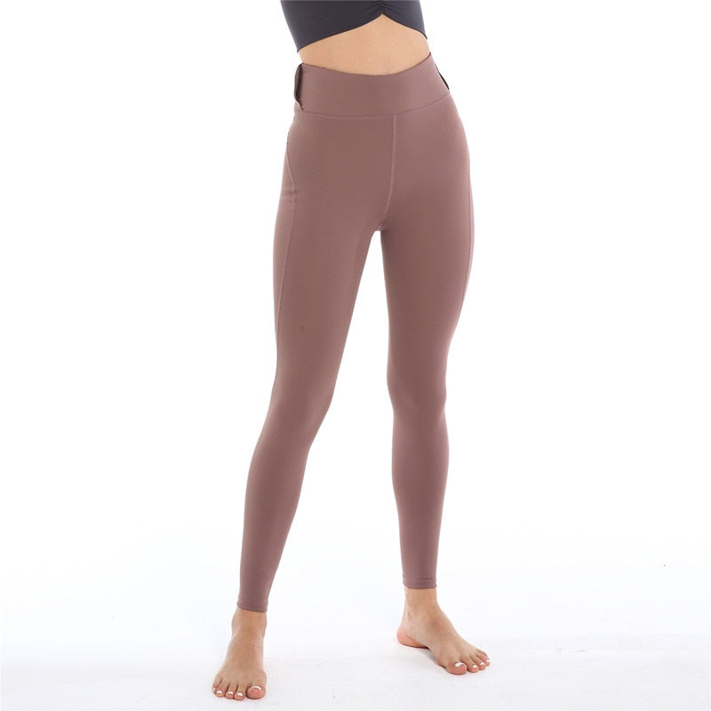 High Elastic Band High Waist Yoga Leggings Fitness Tights Trousers Trousers Cycling Reflective Sports Running Pants The Clothing Company Sydney