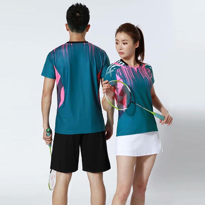 Women's Men's Sports Badminton wear shirts Table tennis game Shirts clothes Exercise Tennis Volleyball Handball Shirts The Clothing Company Sydney