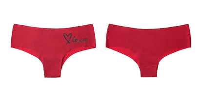 Women's Seamless Panties Underwear Comfort Heart Intimates Low-Rise G String Briefs 7 Colours Lingerie The Clothing Company Sydney