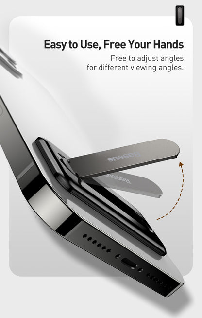 Baseus Foldable Mobile Phone Holder Stand For iPhone 13 12 Desktop Tablet Holder for Xiaomi Samsung Huawei Desktop Stand Holder The Clothing Company Sydney