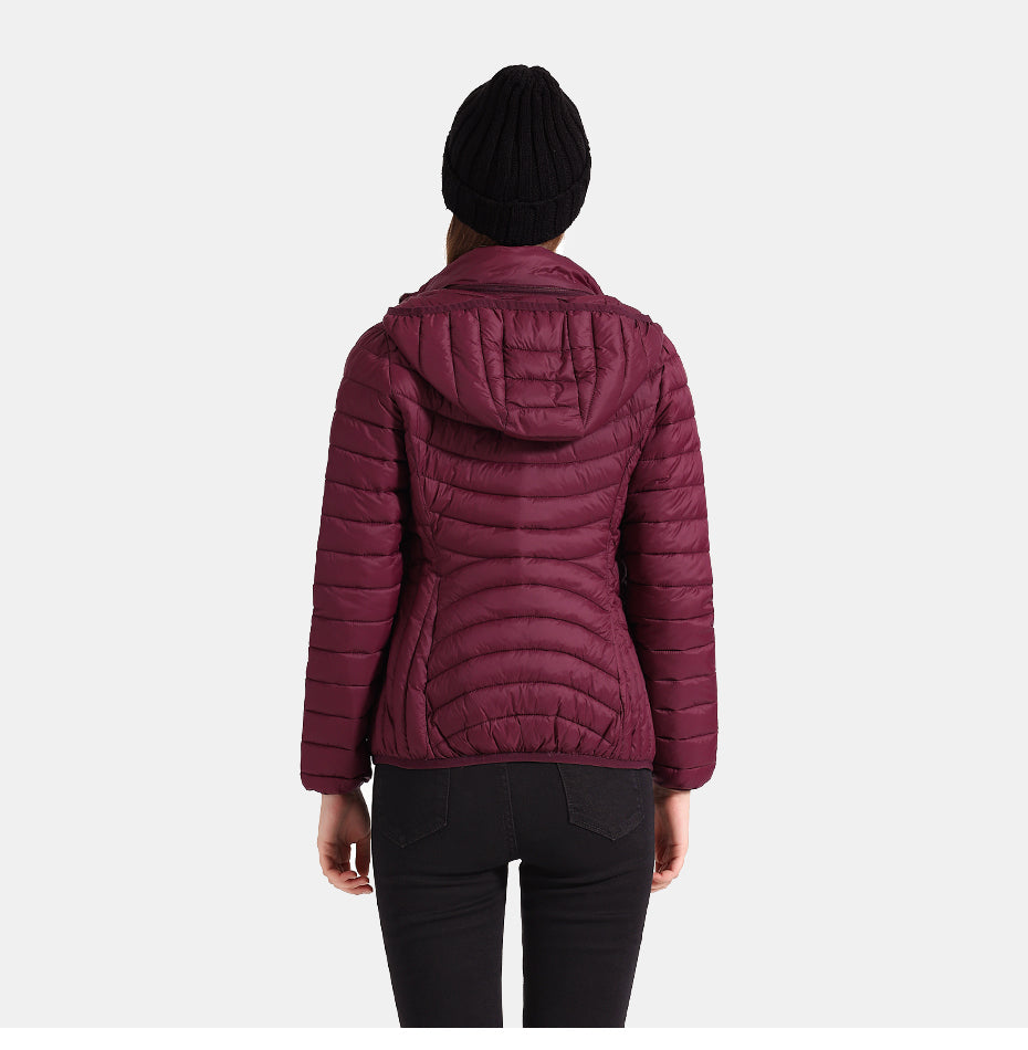 Ladies Padded Puffer Jacket Coat Ultralight Outdoor Clothes Outwear Slim Short Parka Portable Store In Bag The Clothing Company Sydney