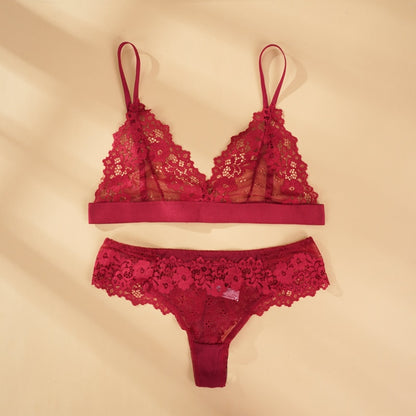 Ultra Thin Black Bra Set Lace Underwear Transparent Push Up Bra and Panty Set Floral Thong Bras Lingerie Set The Clothing Company Sydney