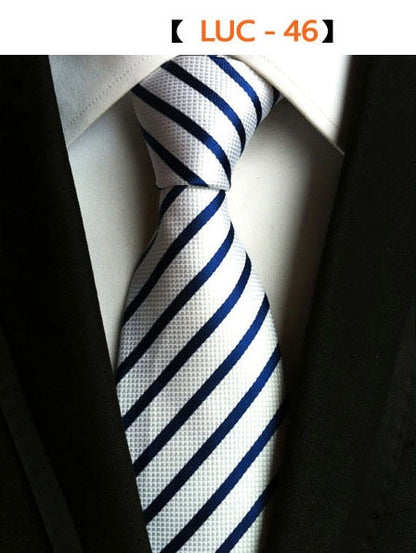 8cm Men's Tie Silk Plaids Floral Luxury Necktie Striped Ties For Men Business Formal Wedding Accessories Tie The Clothing Company Sydney