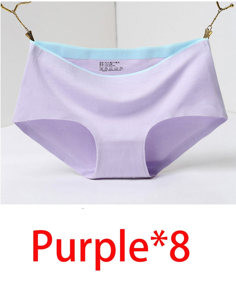 8 Pack Briefs for Women fashion panties Solid seamless underpants  panties cotton underwear knickers Briefs The Clothing Company Sydney