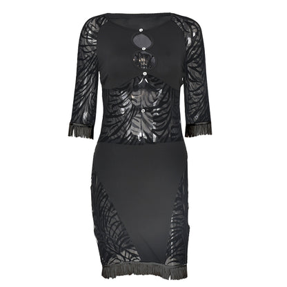 Cut Out Zebra Mesh Transparent Mini Dress Beach Holiday Party Club Prom Night Bodycon Pencil Dress The Clothing Company Sydney