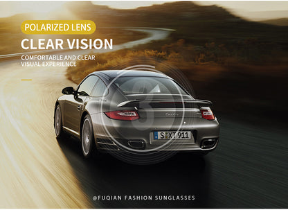 Polarized Sunglasses Men Women Classic Square Plastic Driving Sun Glasses Fashion Black Shades UV400 The Clothing Company Sydney