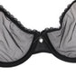 Ultra-thin transparent yarn lingerie set bras+garters+thongs+stockings 4 piece set The Clothing Company Sydney