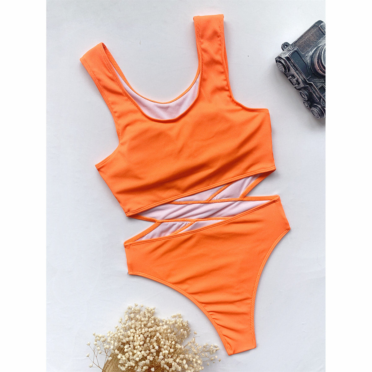 One Piece Swimsuit Solid Swimwear Thong Bandage Bathing Suit Monokini Bathing Suit Beachwear The Clothing Company Sydney