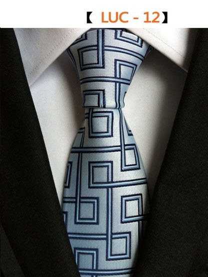 8cm Men's Tie Silk Plaids Floral Luxury Necktie Striped Ties For Men Business Formal Wedding Accessories Tie The Clothing Company Sydney