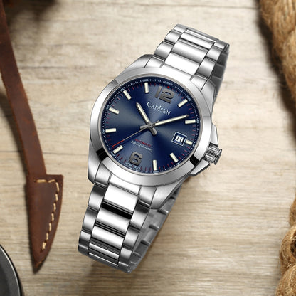 Cadisen New 39mm Men's Automatic Mechanical Watch Classic Retro 200m Waterproof Business Sports MIYOTA 8215 Watches The Clothing Company Sydney