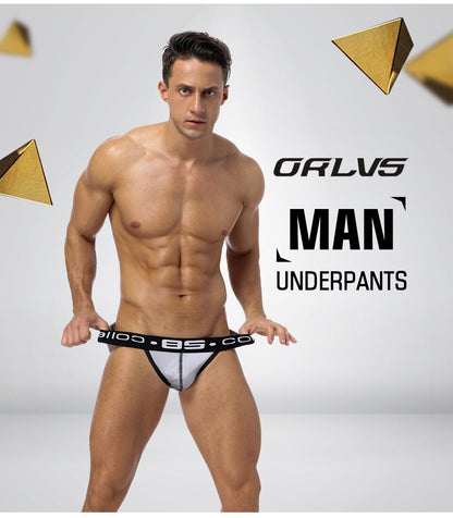 Men's Mesh Jockstrap Underwear G-Strings Thongs Sexy  Gay Penis pouch bikini buttocks Hollow thong men underwear The Clothing Company Sydney