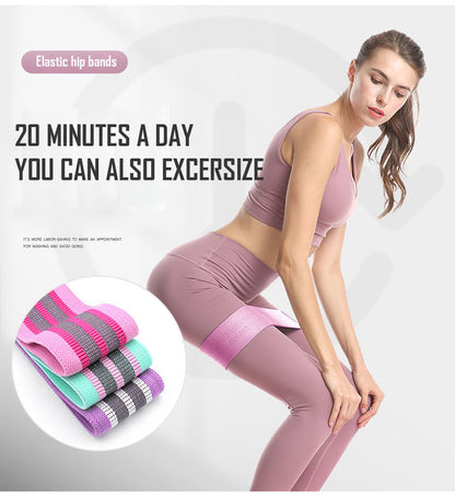 Durable Circle Band Yoga Anti-slip Gym Fitness Rubber Band Exercise Braided Elastic Band Hip Lifting Resistance Band The Clothing Company Sydney