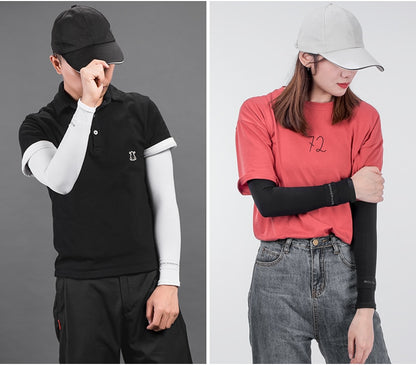 Ice Fabric Running Arm Warmers UV Protect Arm Sleeves Basketball Camping Riding Cycling Outdoors Sports Wear Protective Gear The Clothing Company Sydney