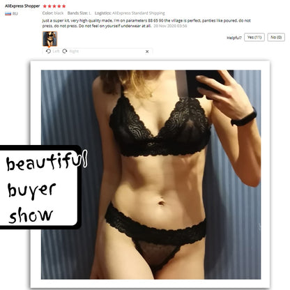 2 Piece Lingerie Set Lace Transparent Bra Set Dot Mesh Bralette Push Up Brassiere T Back Panties Sets Backless V Neck Bra The Clothing Company Sydney